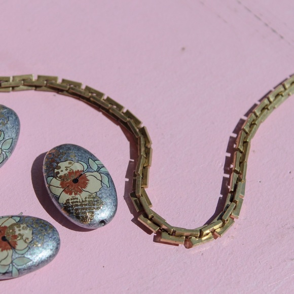 Vintage Jewelry - 60s/70s Vtg 24" Brass Boston Chain Necklace